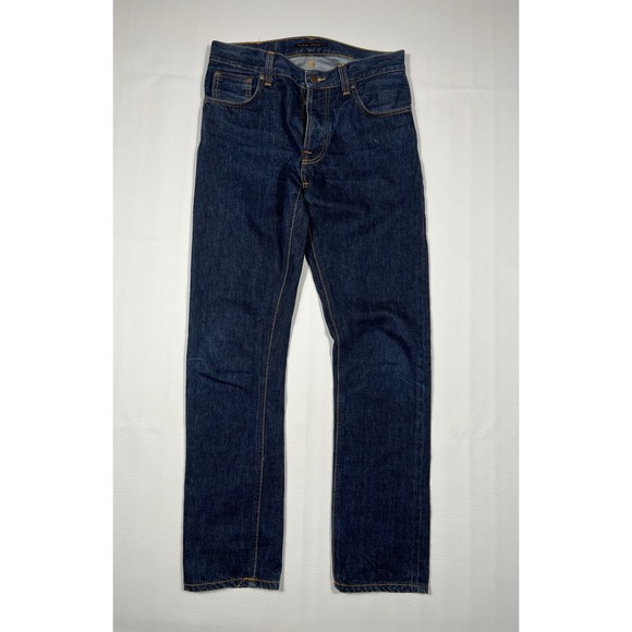 Nudie Jeans Other - Nudie Jeans Dude Dan Jeans Mens 30x32 Blue Denim Button Fly Classic
